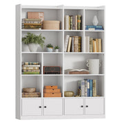 6-Tier Bookshelf with Doors