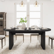 70.8 Inch Oval Dining Table for 6-8 People
