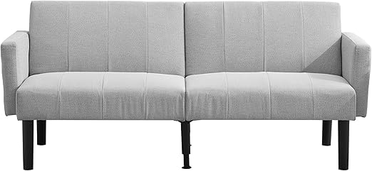 75.5" Convertible Futon Sofa Bed