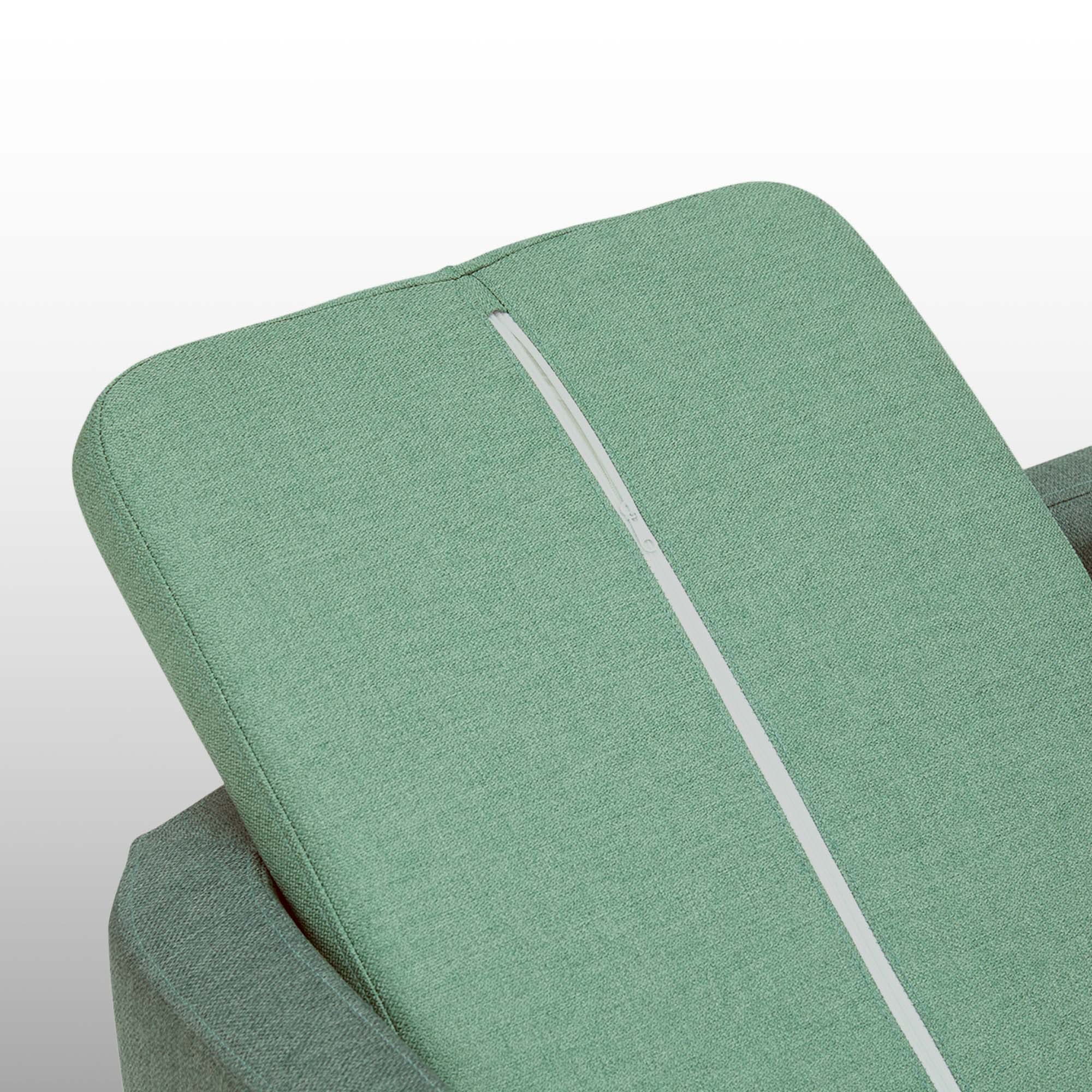 Raised Linen Pet Sofa Bed with Removable Washable Cushion