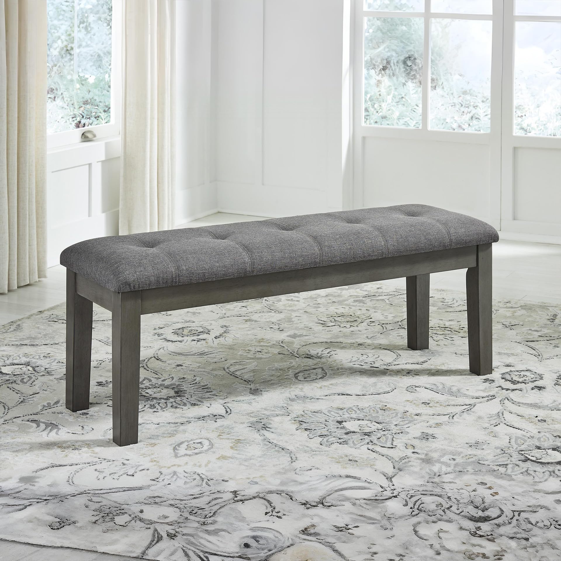 Hallanden Tufted Upholstered Dining Bench