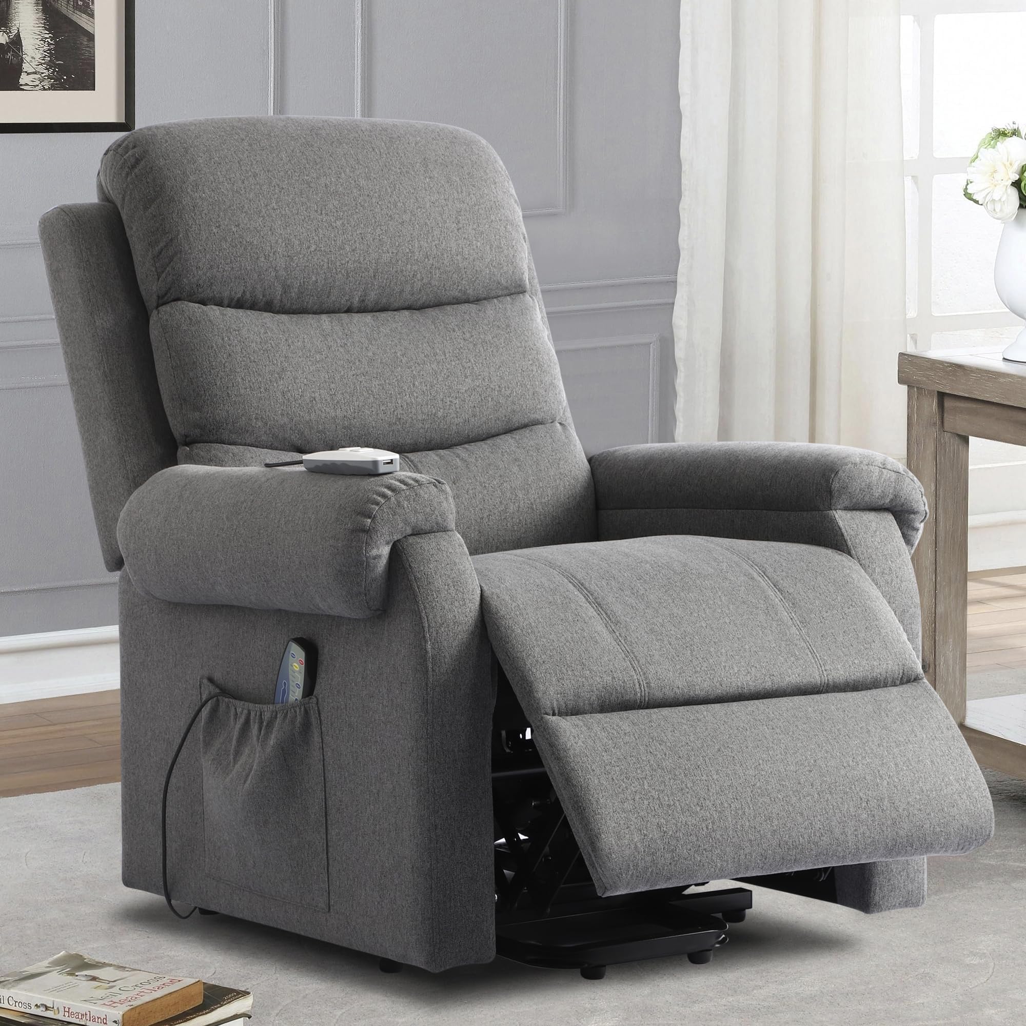 Electric Power Lift Recliner Chair with Massage and Heat