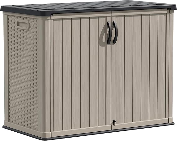 26 Cu Ft Outdoor Storage Cabinet Waterproof Lockable