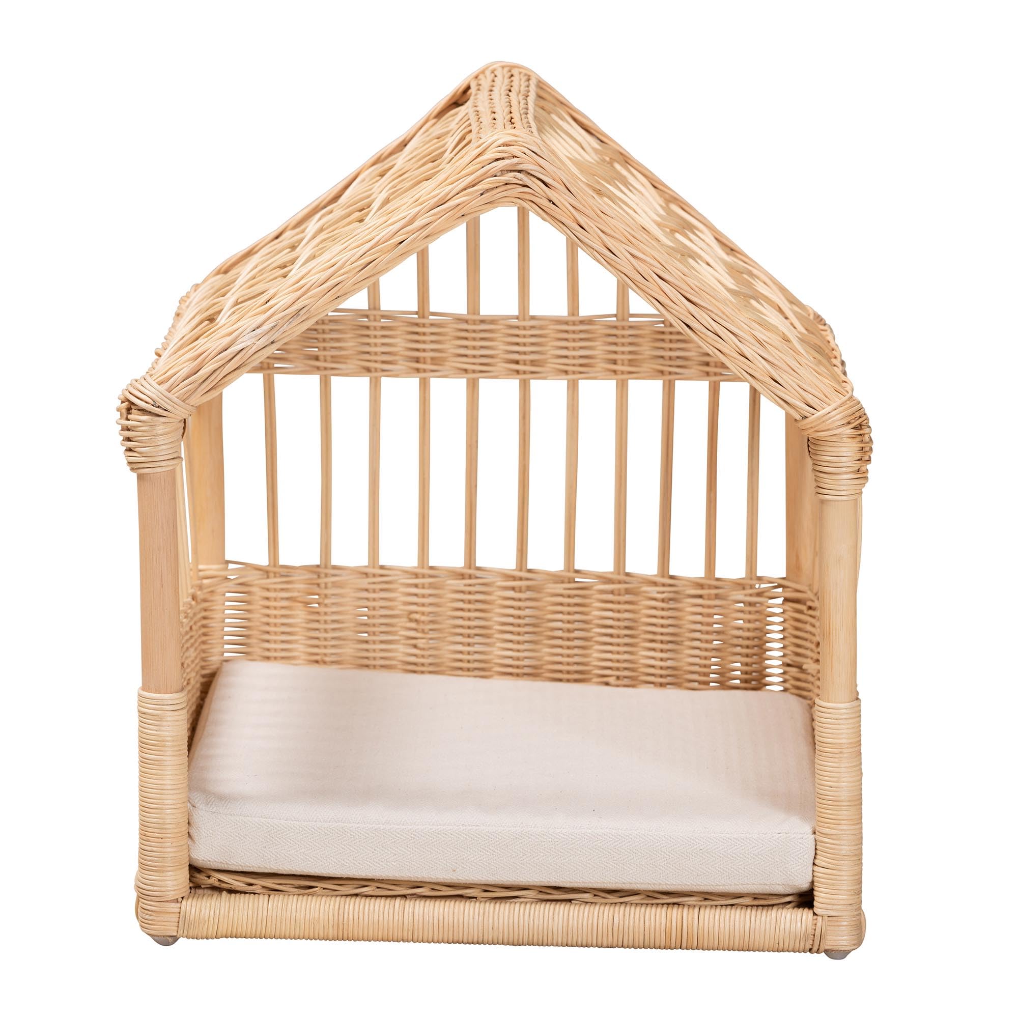 Pieta Modern Bohemian Natural Rattan Pet Bed