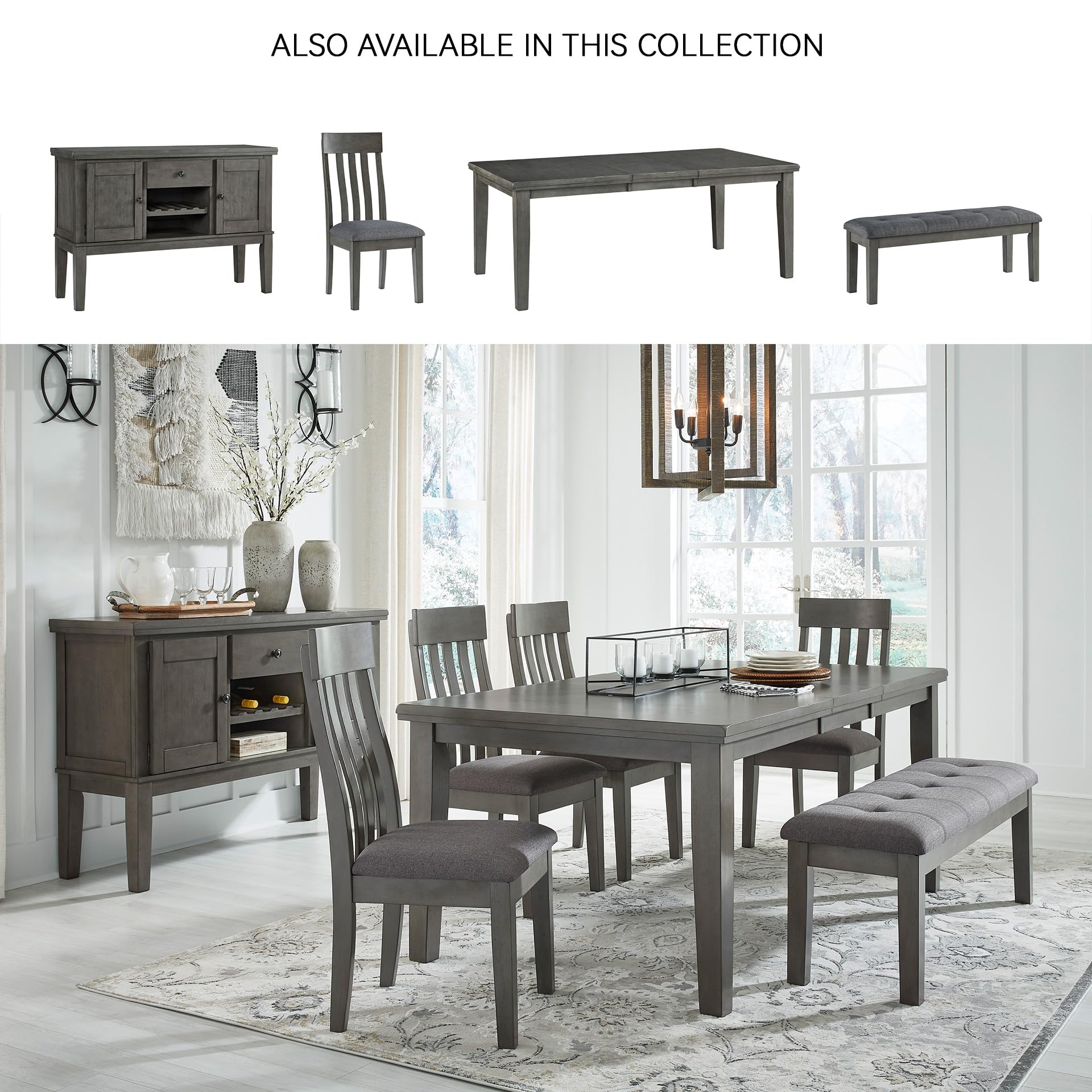 Hallanden Tufted Upholstered Dining Bench