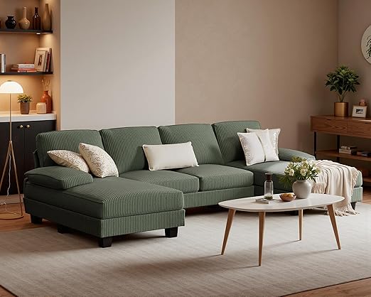 U-Shaped Sectional Sofa with Double Chaise