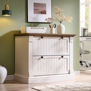 Farmhouse Lateral File Cabinet with 2 Drawers