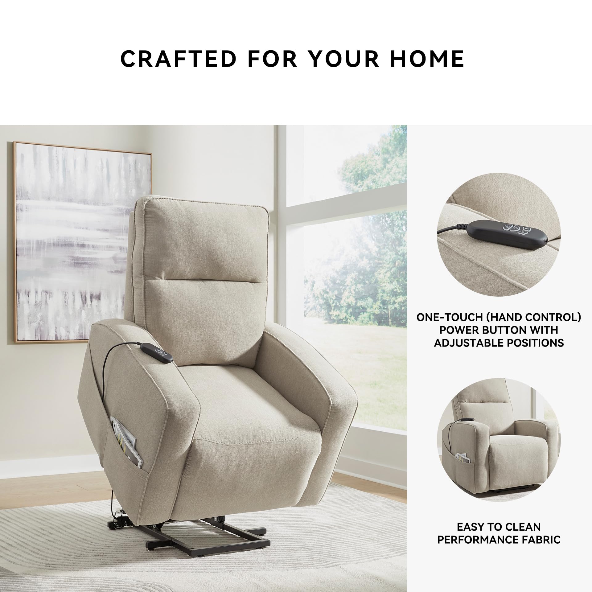 Starganza Power Lift Recliner with Heat and Massage