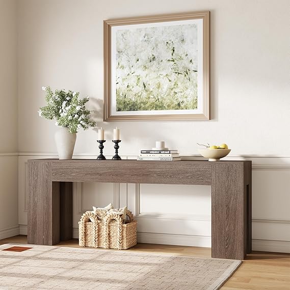 79-Inch Farmhouse Console Table