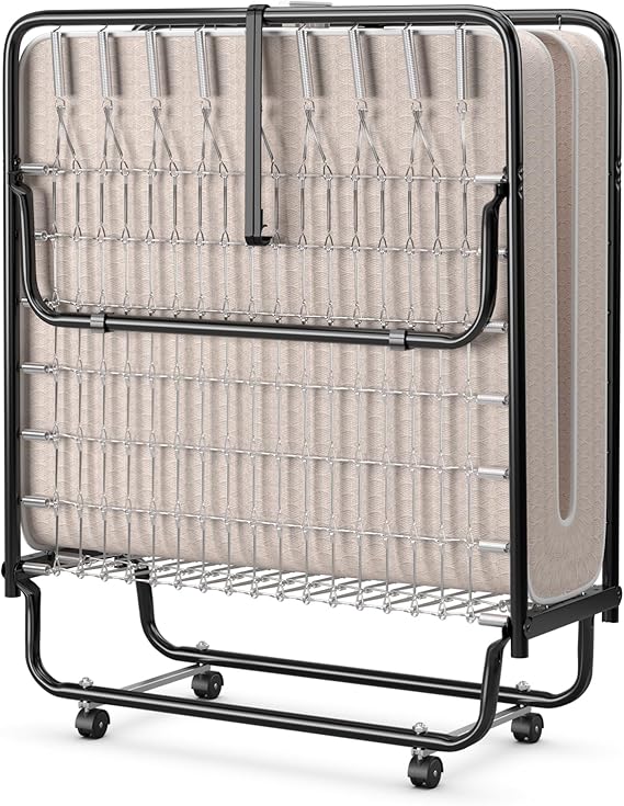 Folding Guest Bed with Memory Foam Mattress