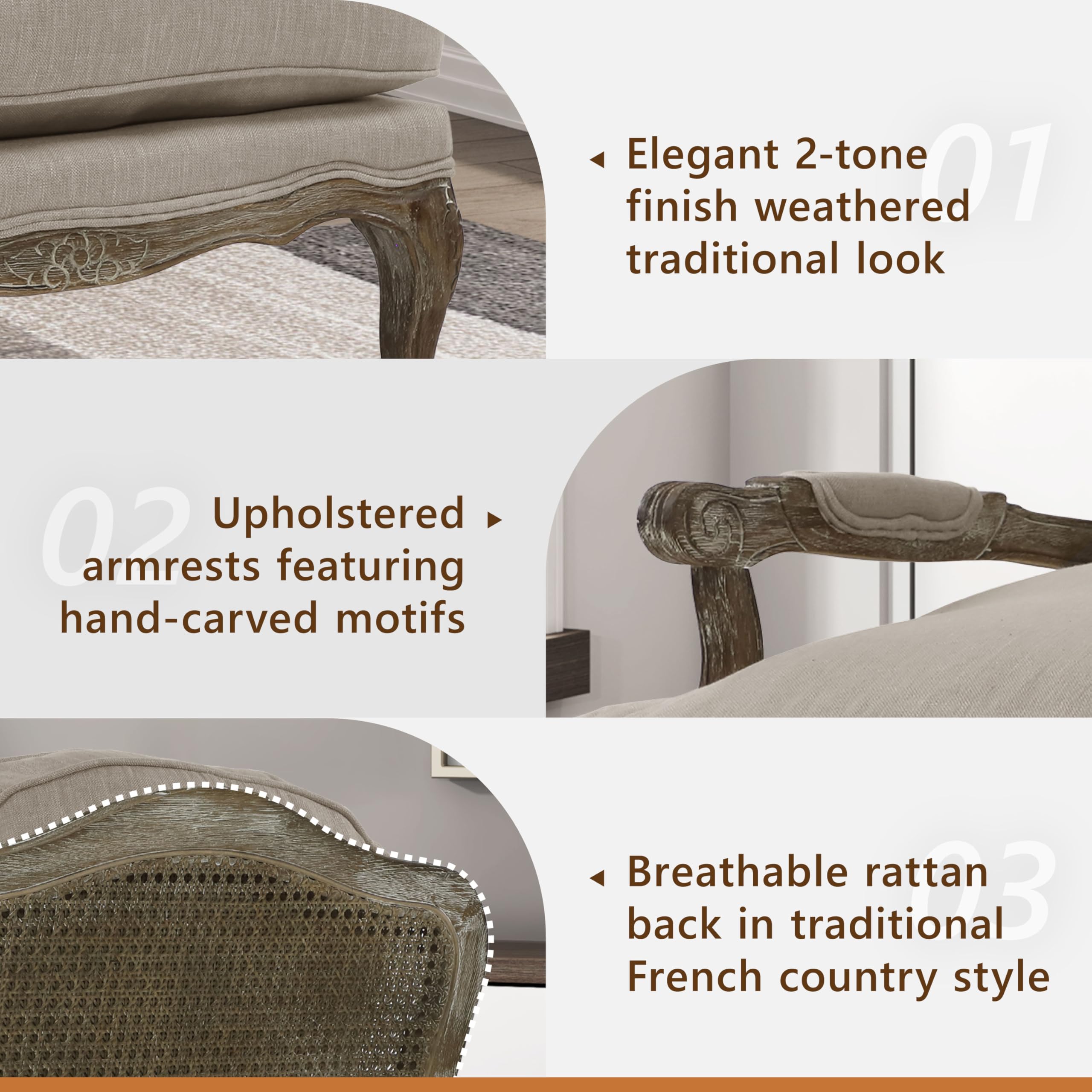 Parlier Show Wood Accent Chair