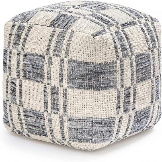 Handmade Pouf Ottoman Footrest