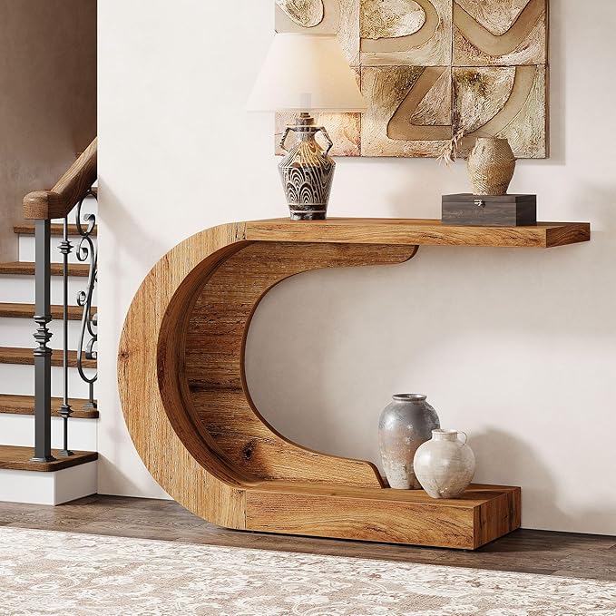 43.3" Mid-Century Modern Console Table