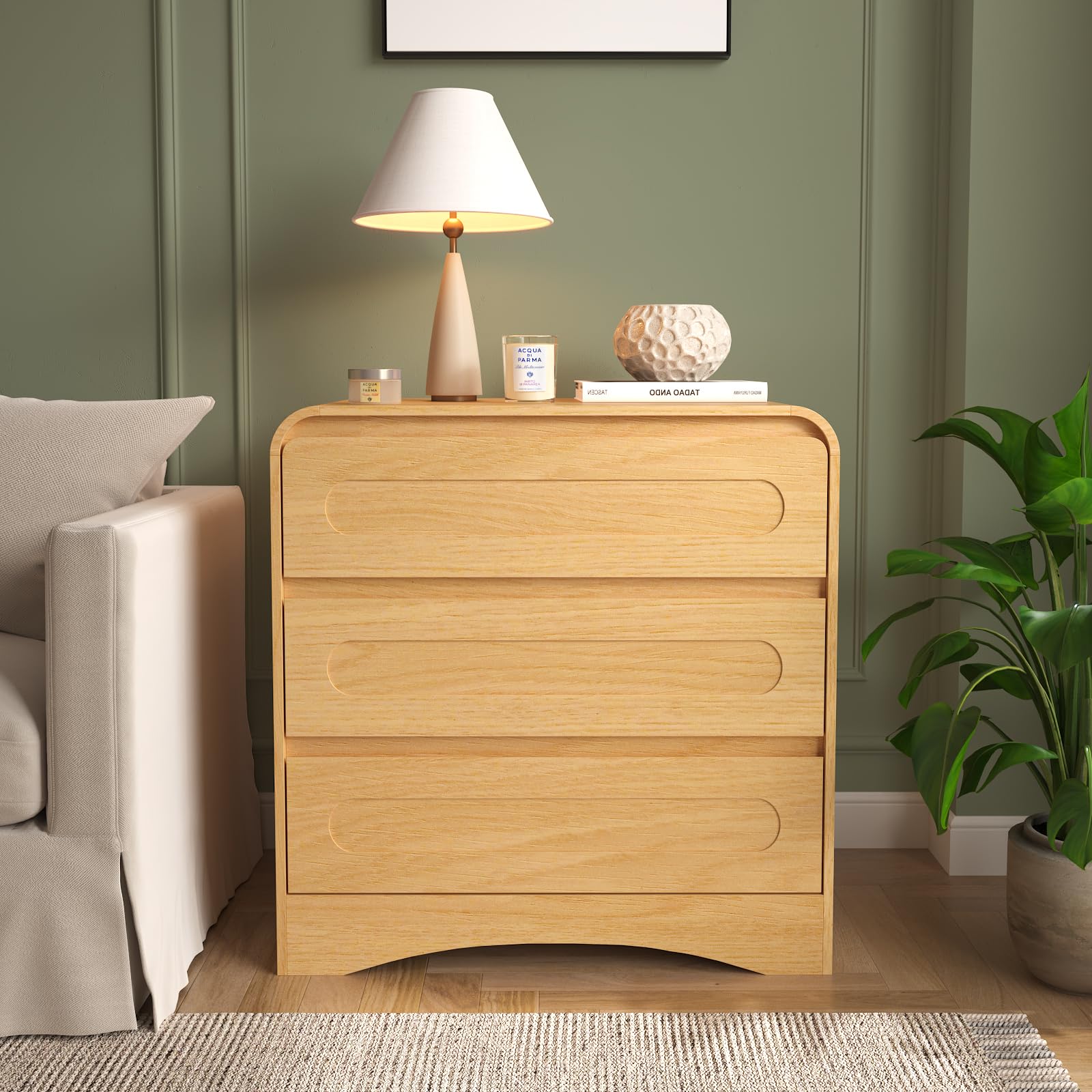 3 Drawer Dresser with Pre-Installed Slides