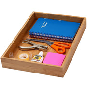Bamboo Drawer Organizer Storage Box 6 Pack