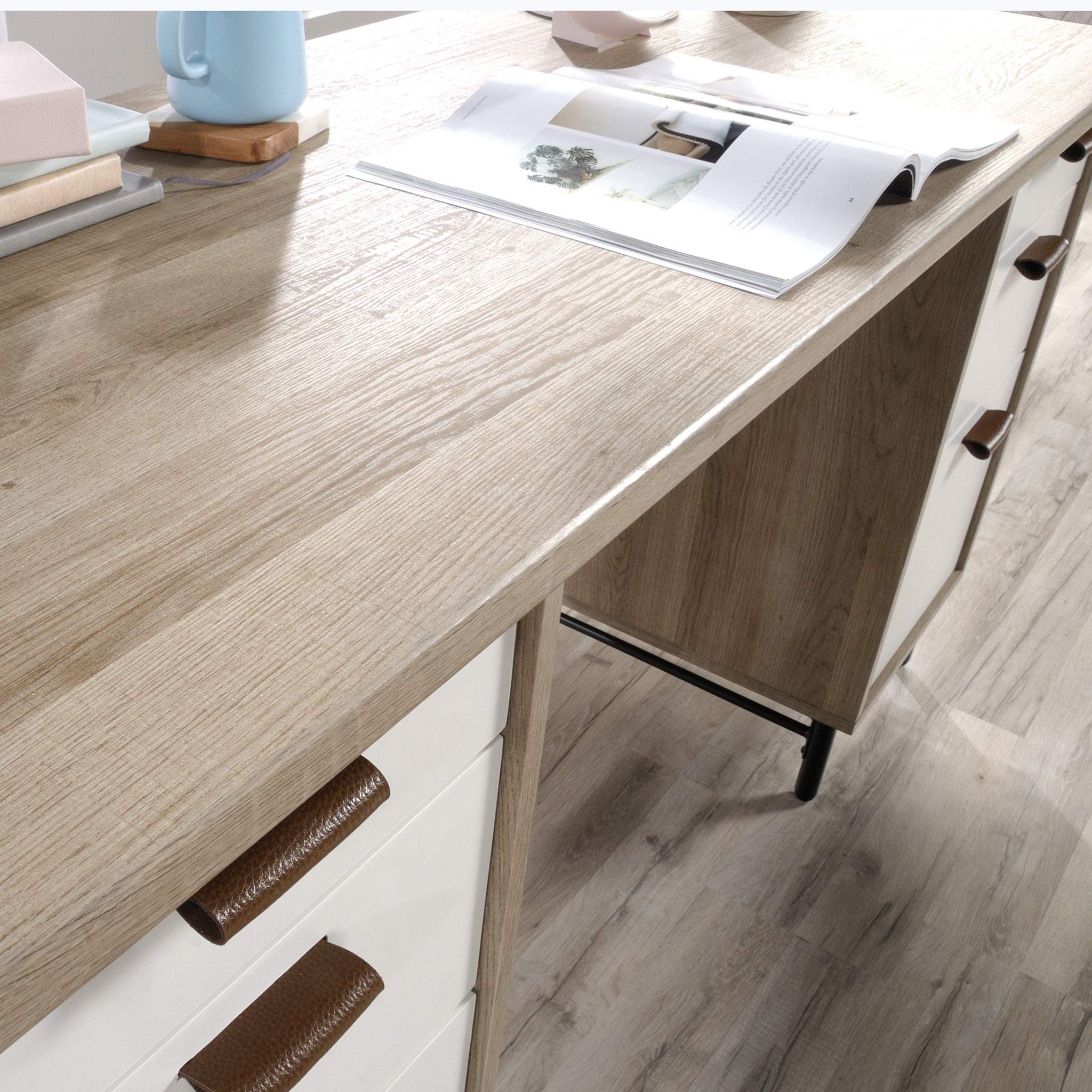 Executive Desk with Storage Drawers