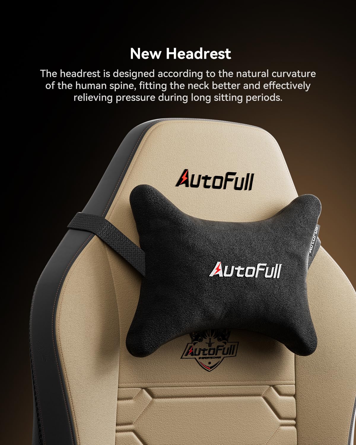 Ergonomic Gaming Chair with Lumbar Support and Footrest