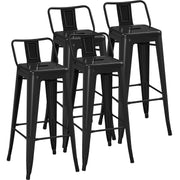 30 Inch Metal Bar Stools Set of 4