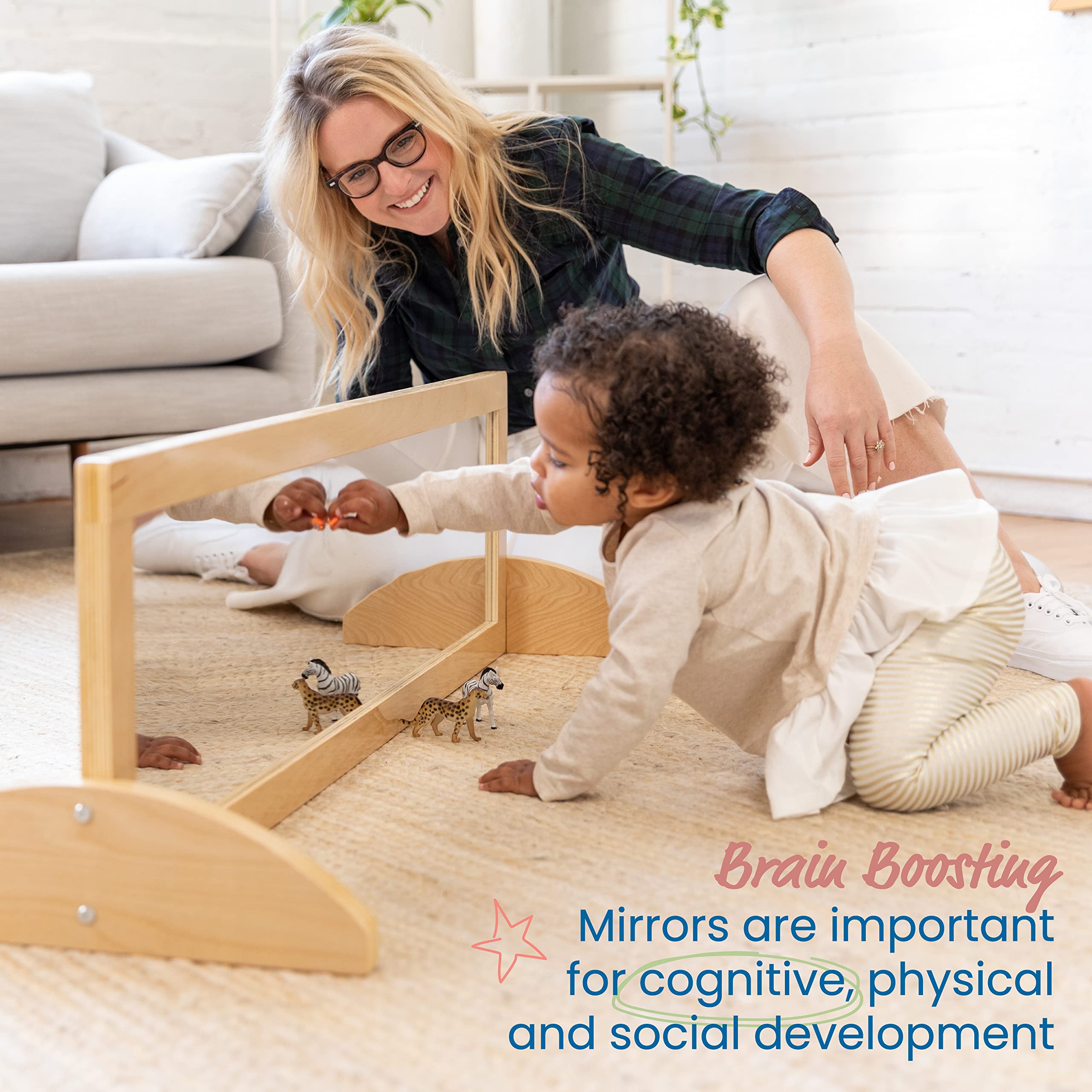 Bi-Directional Kids Mirror