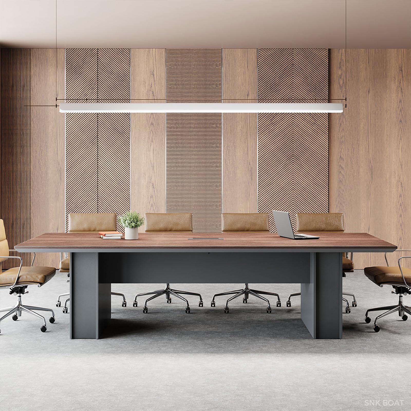 8FT Conference Table with Cable Management