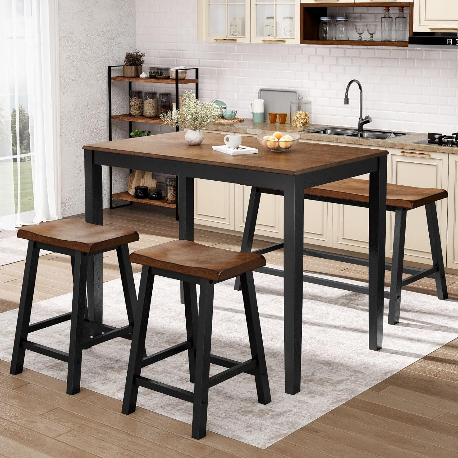 Counter Height Dining Table Set for 4