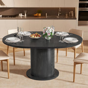 59 Inch Round Dining Table for 6