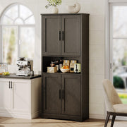 Tall Kitchen Pantry Cabinet with Adjustable Shelves