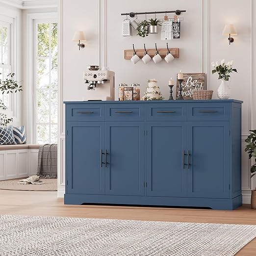 60" Large Buffet Sideboard with Storage