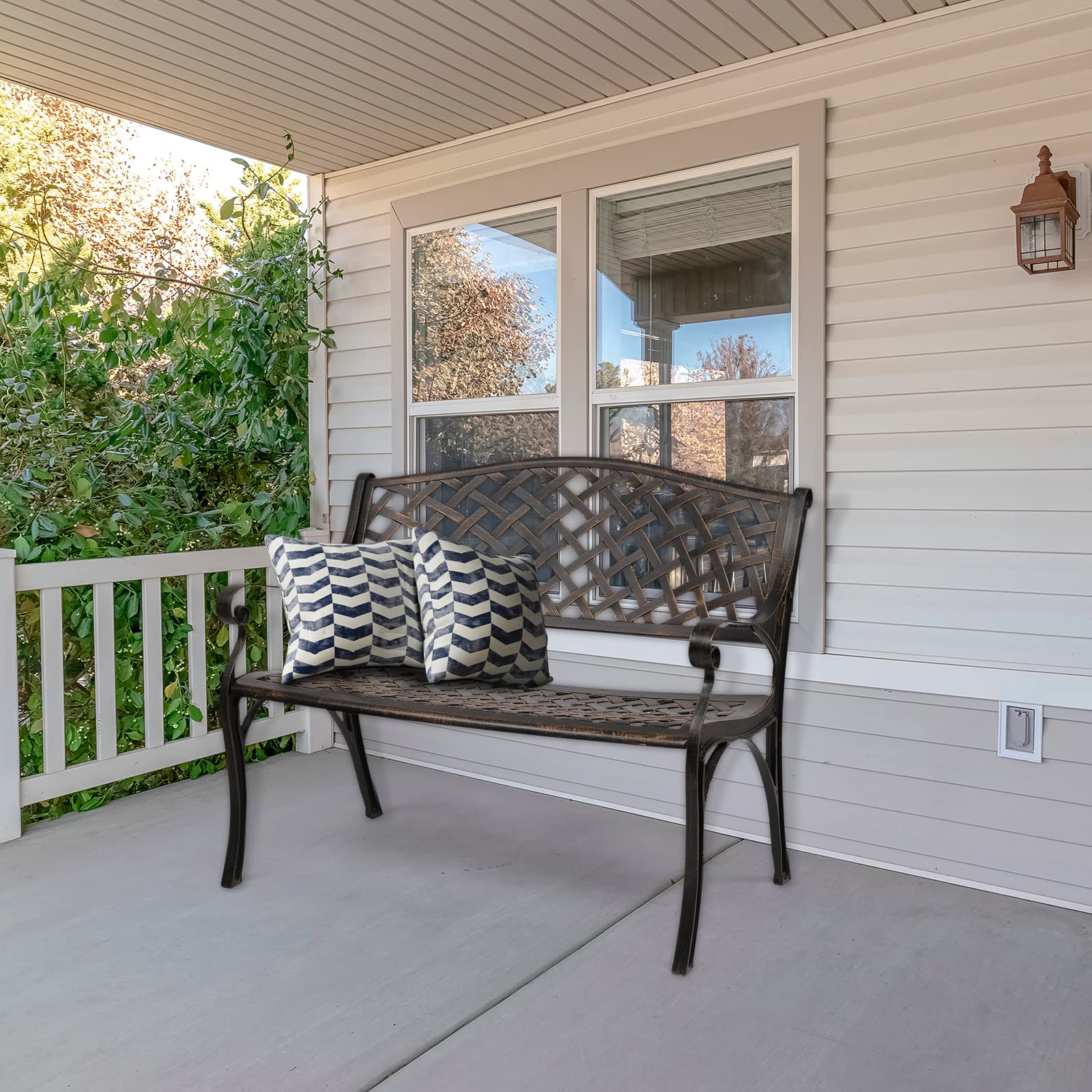 Outdoor Aluminum Garden Bench