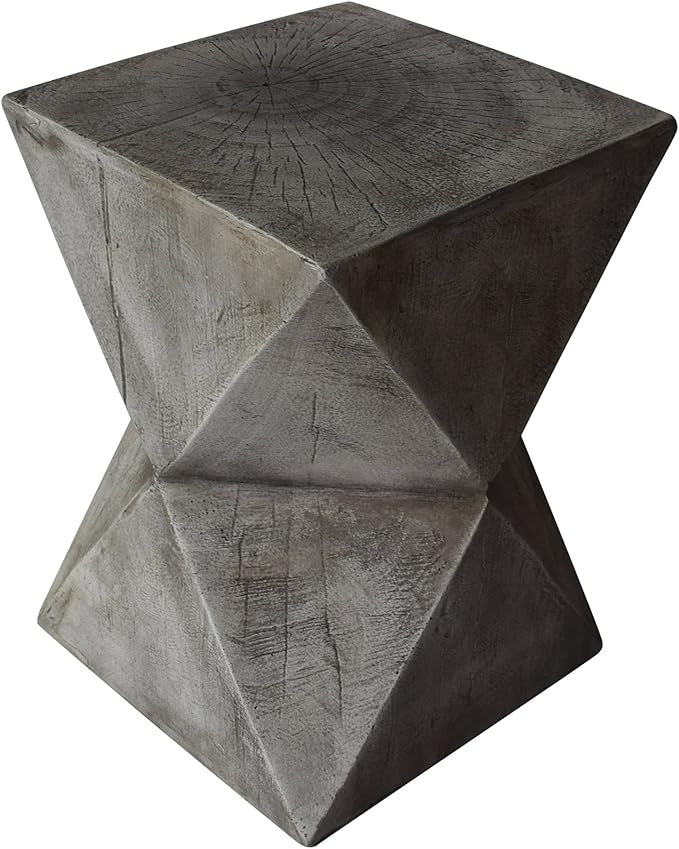 Jerod Lightweight Concrete Accent Table Black
