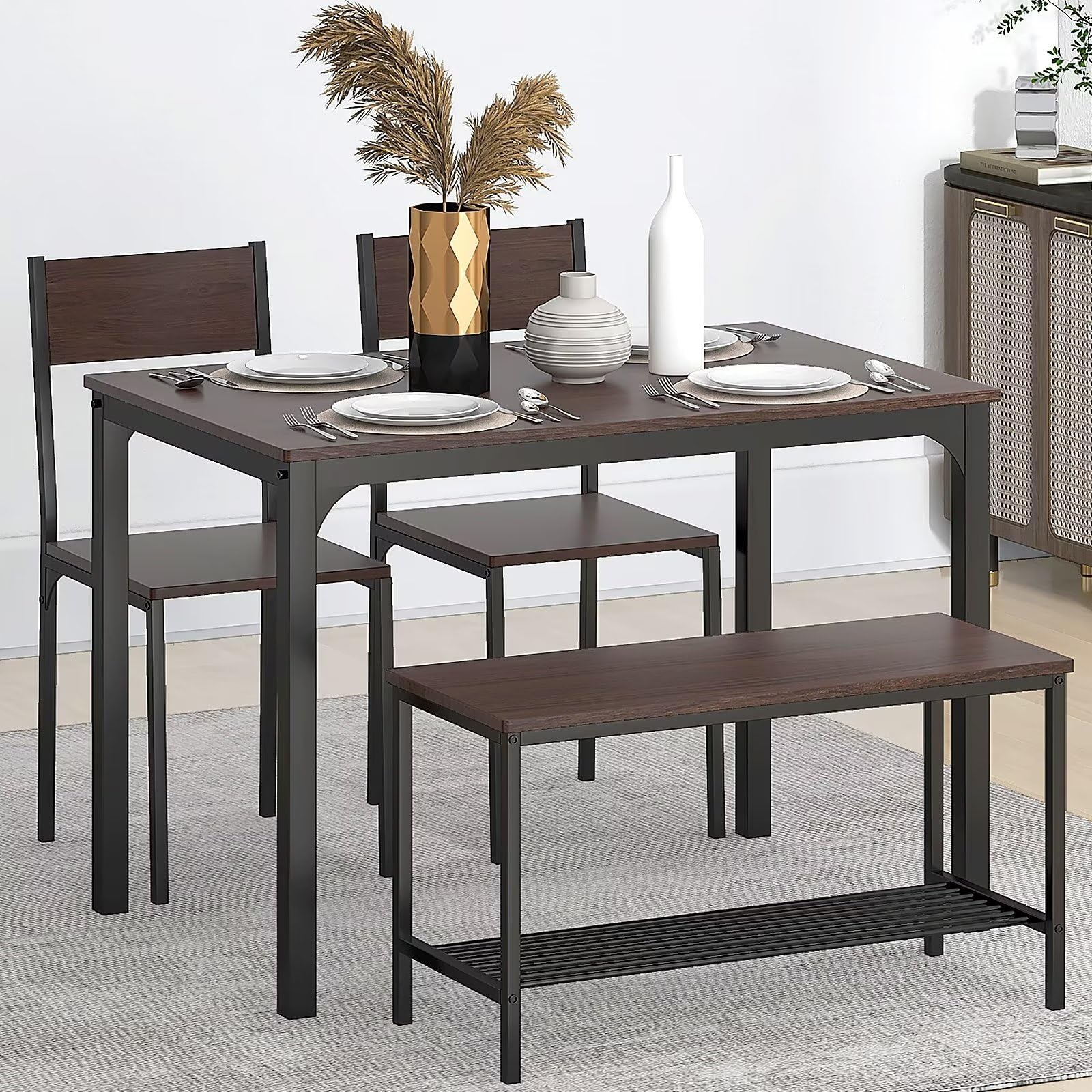 4-Piece Modern Dining Table Set
