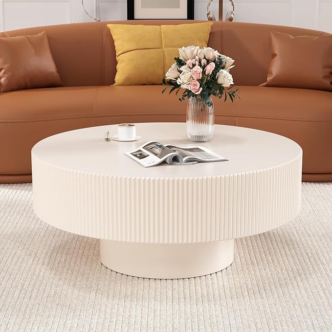 Cloud Shape Coffee Table with Ball Legs