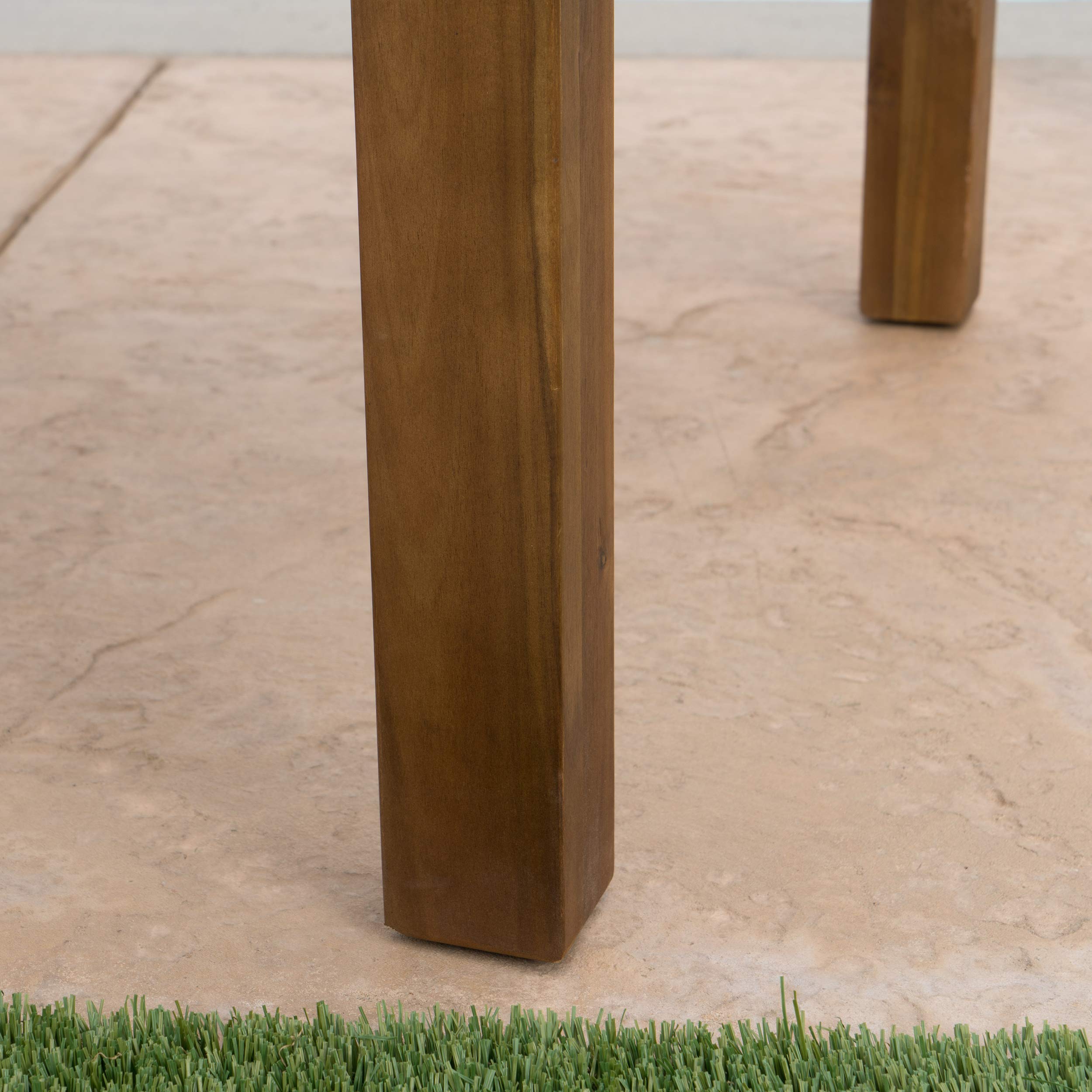Outdoor Expandable Acacia Wood Dining Table