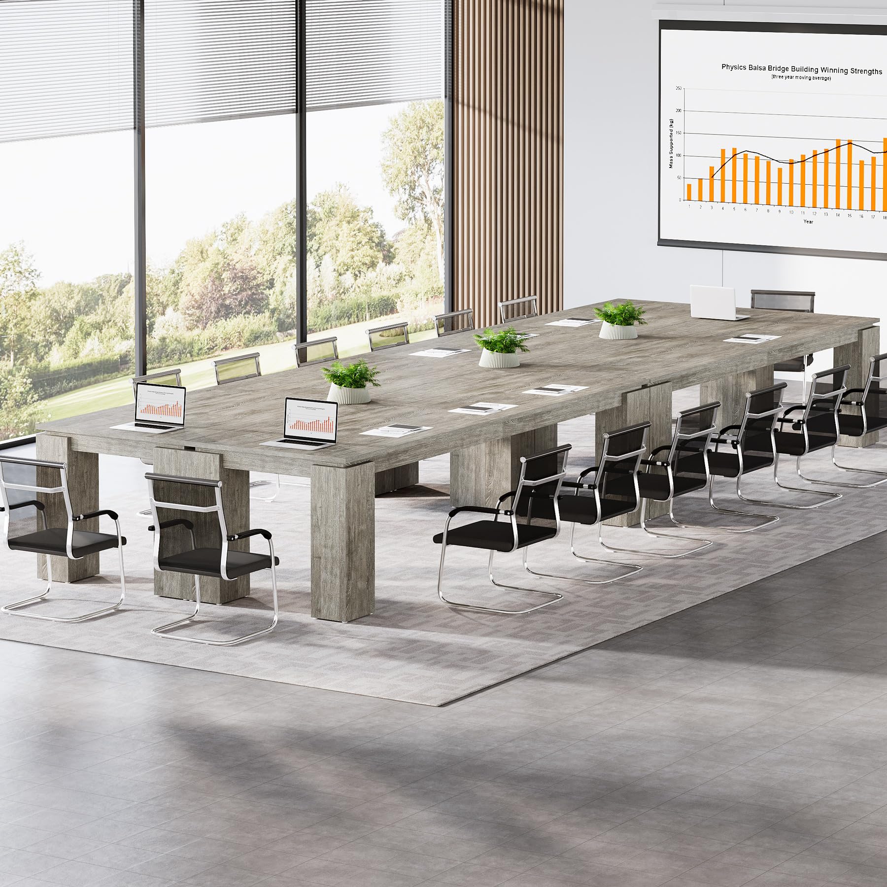 7 ft Conference Table for 8 People