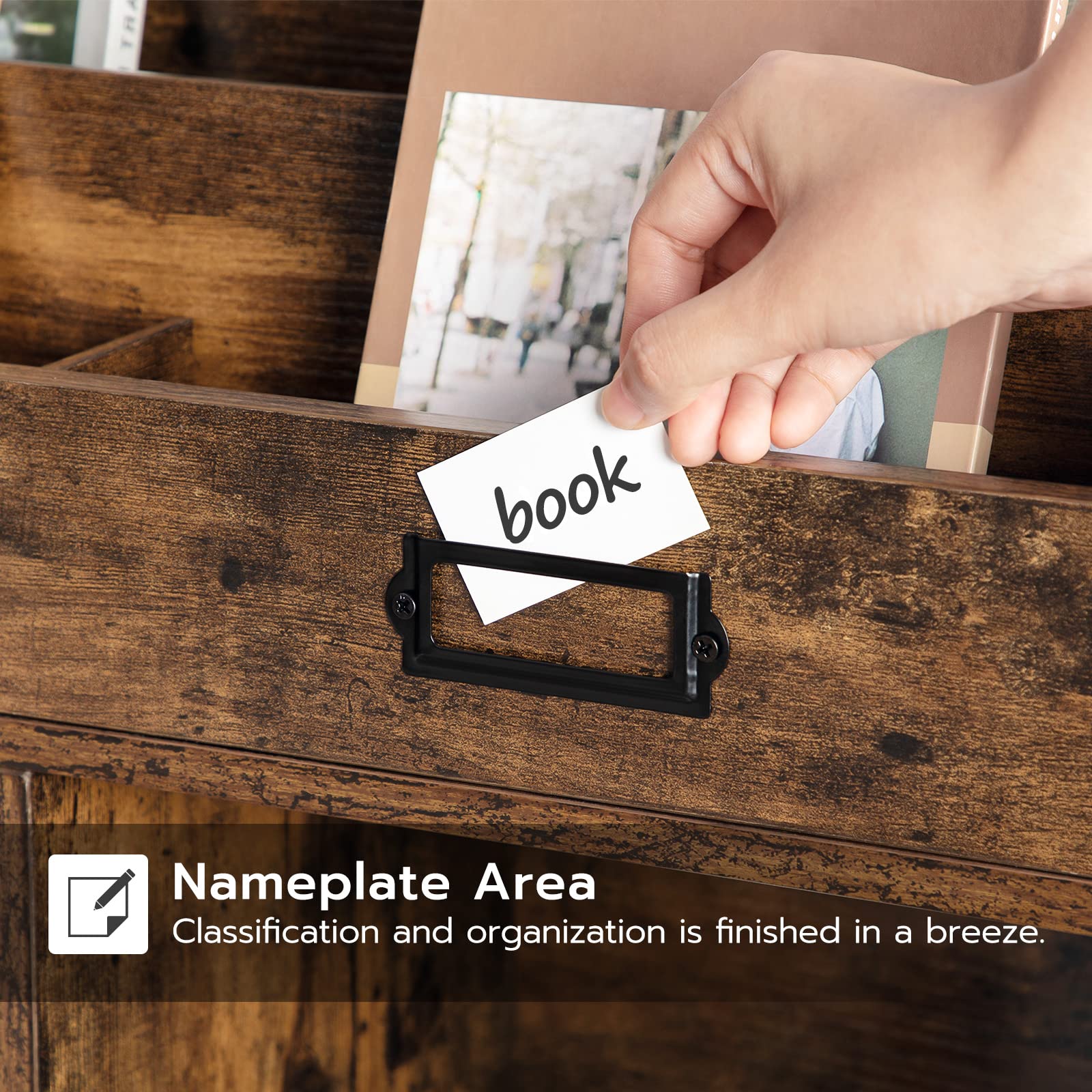 Kids Bookshelf with Toy Storage