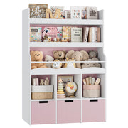 Kids Bookshelf with Toy Storage Organizer