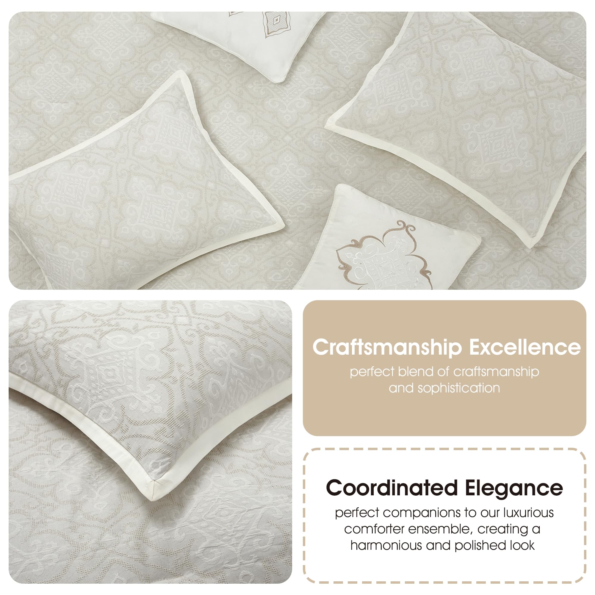 King Size Jacquard Comforter Set