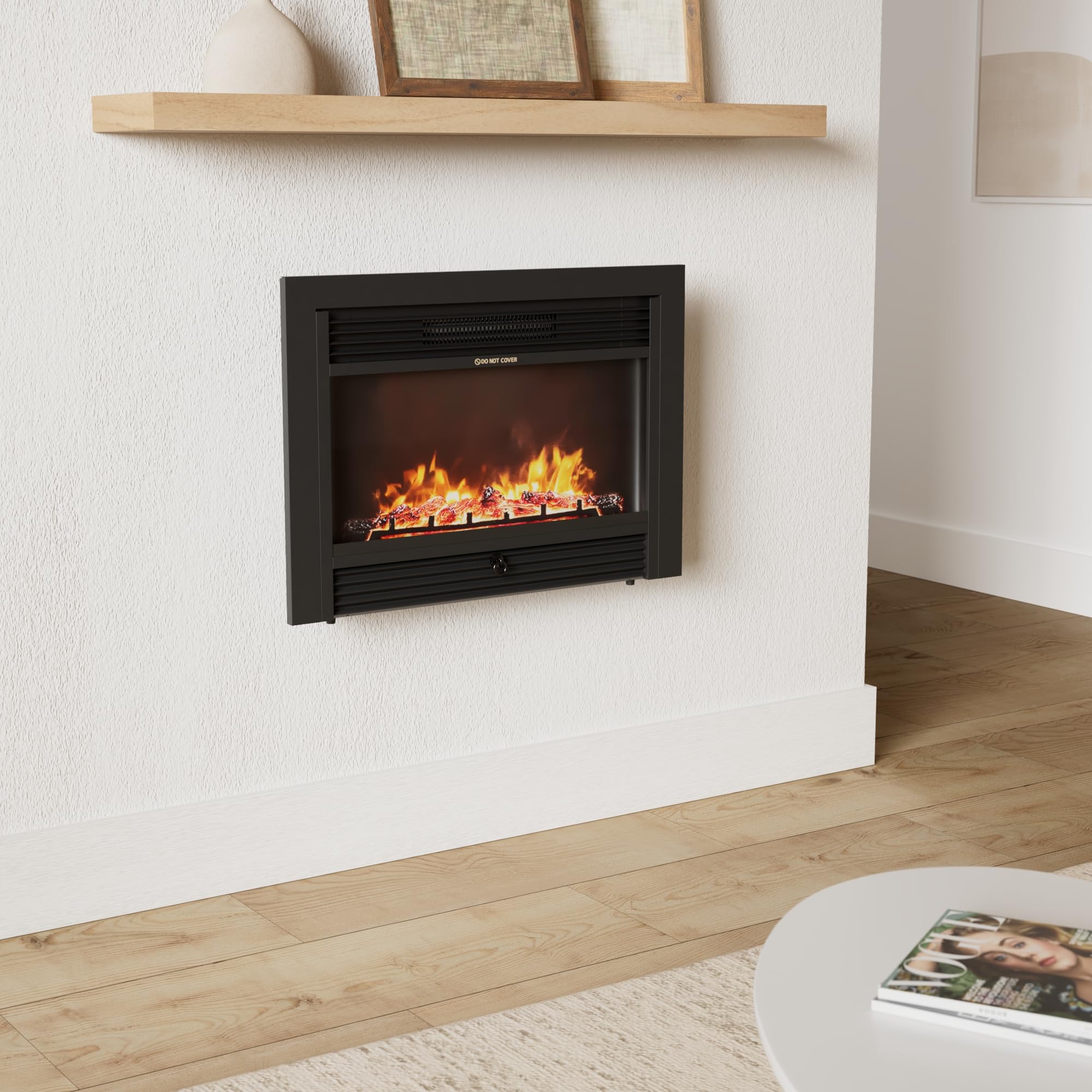 28.5" Electric Fireplace Insert with Remote Control
