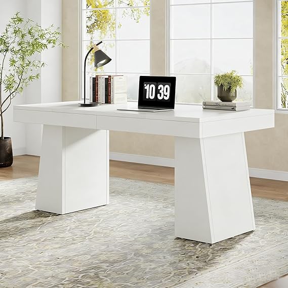 55" Executive Desk with Double Pedestal