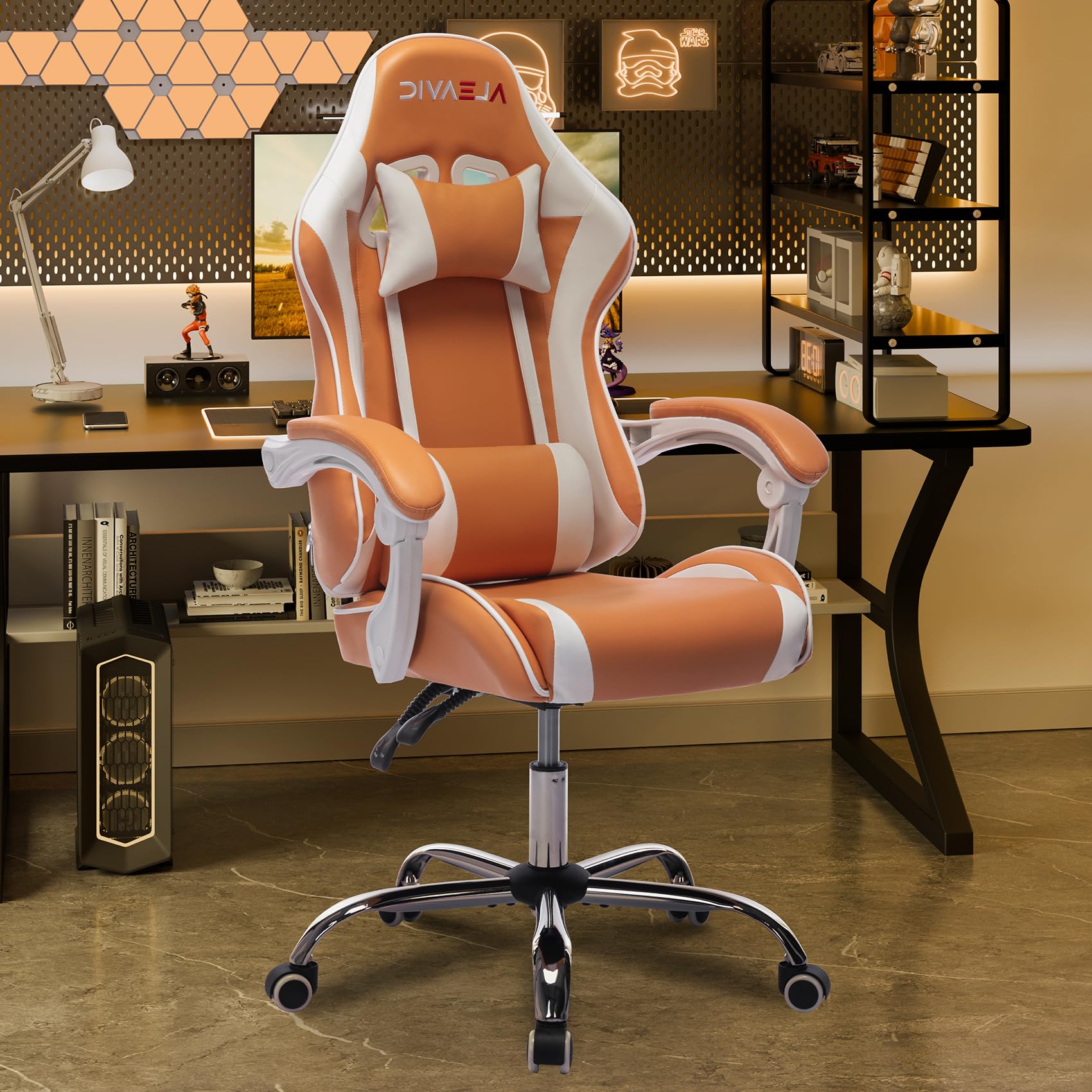Ergonomic Gaming Chair with Lumbar Support