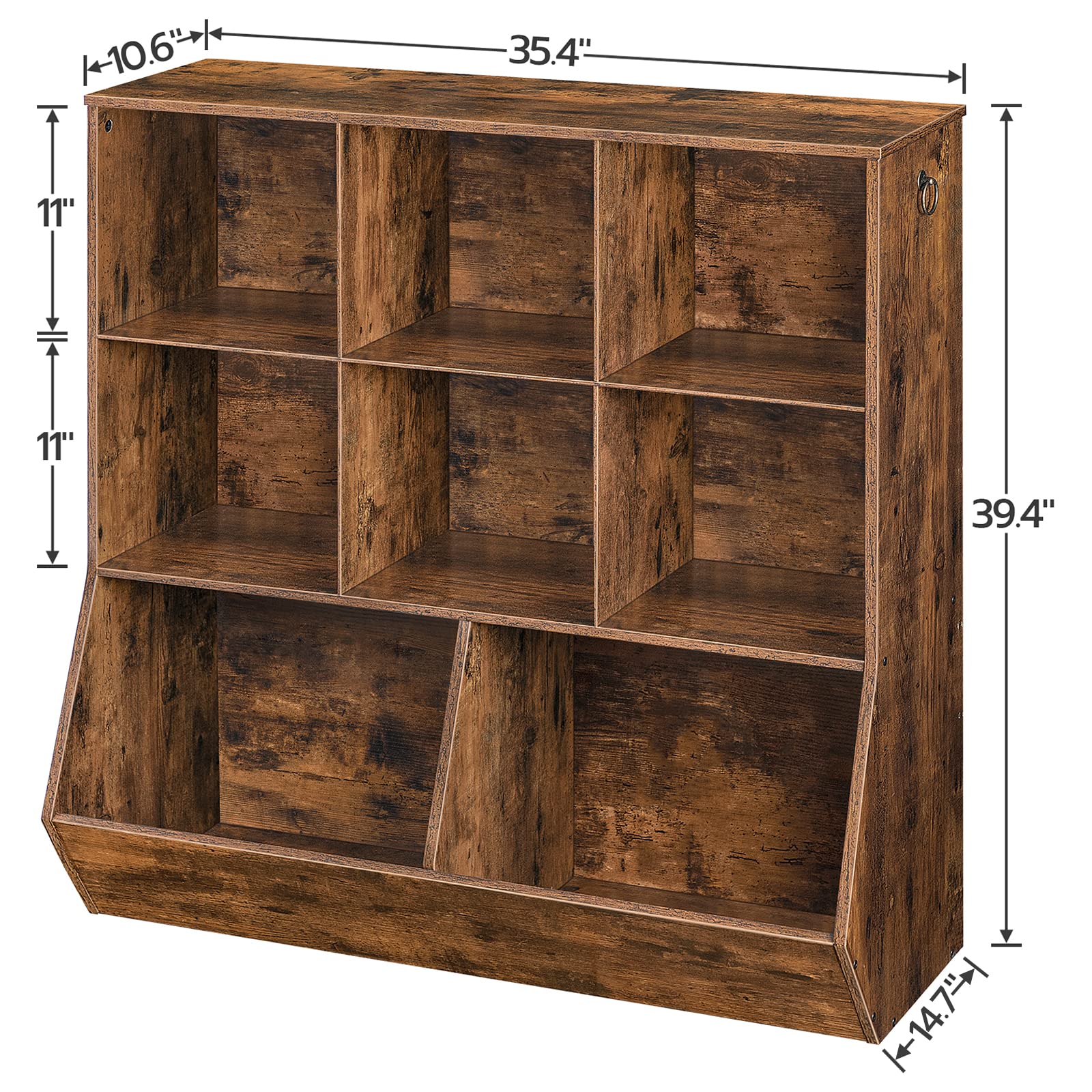 8-Cubicle Kids Toy Storage Organizer