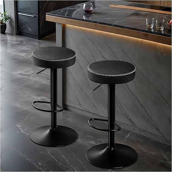 Adjustable Bar Stools Set of 2
