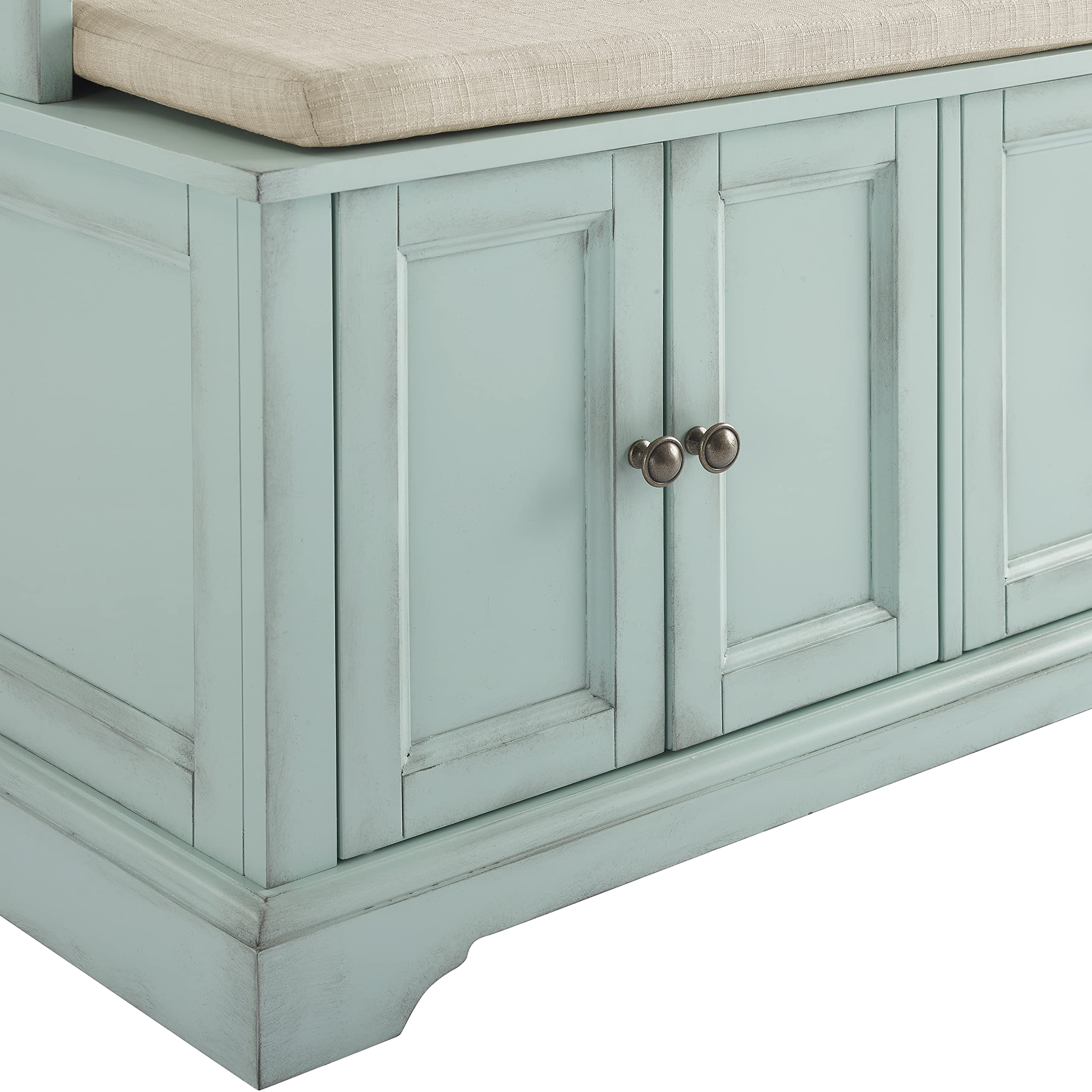 Hall Tree with Shoe Rack Bench and Coat Hooks