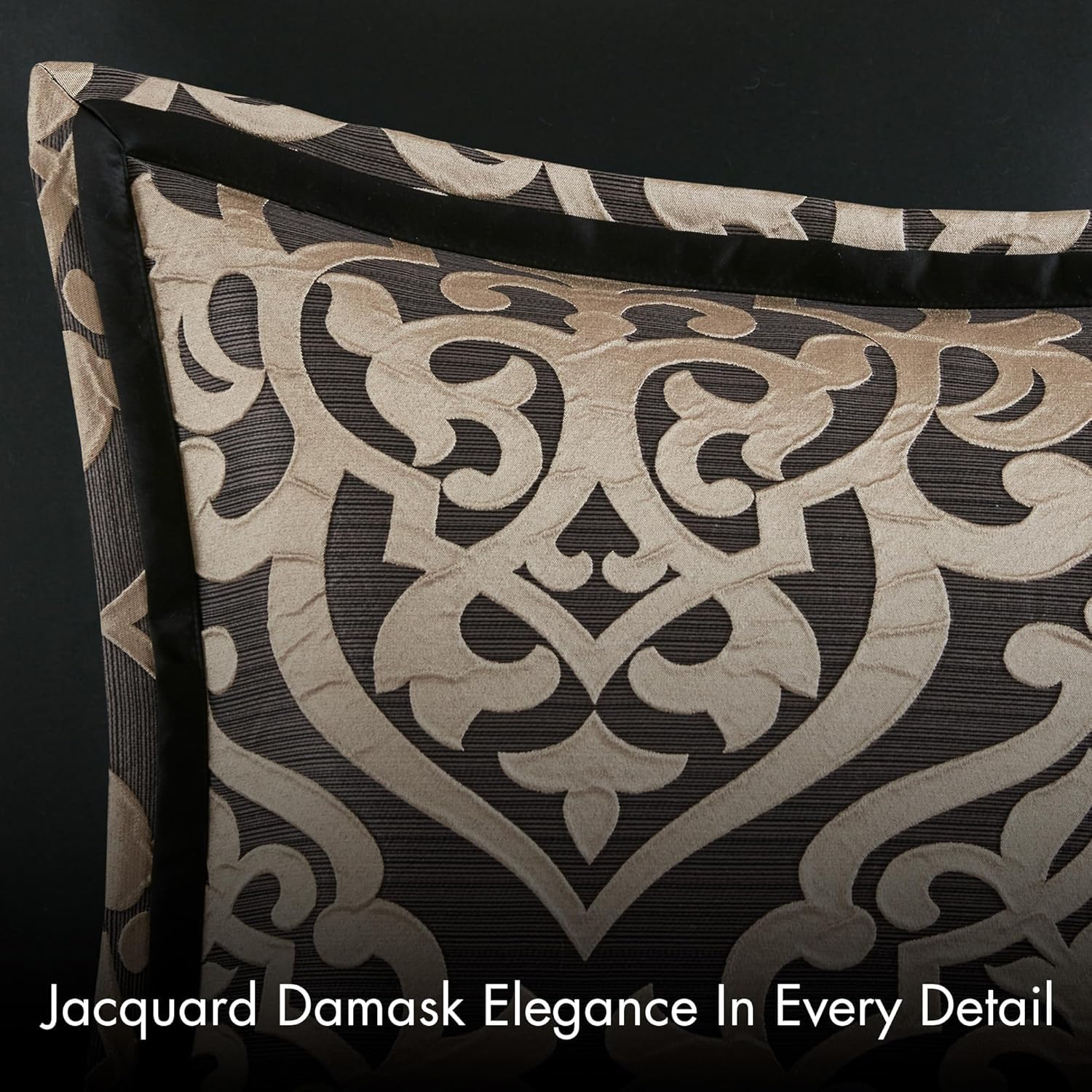 8-Piece Jacquard Comforter Set King