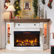 Corner Fireplace TV Stand 56" Entertainment Center