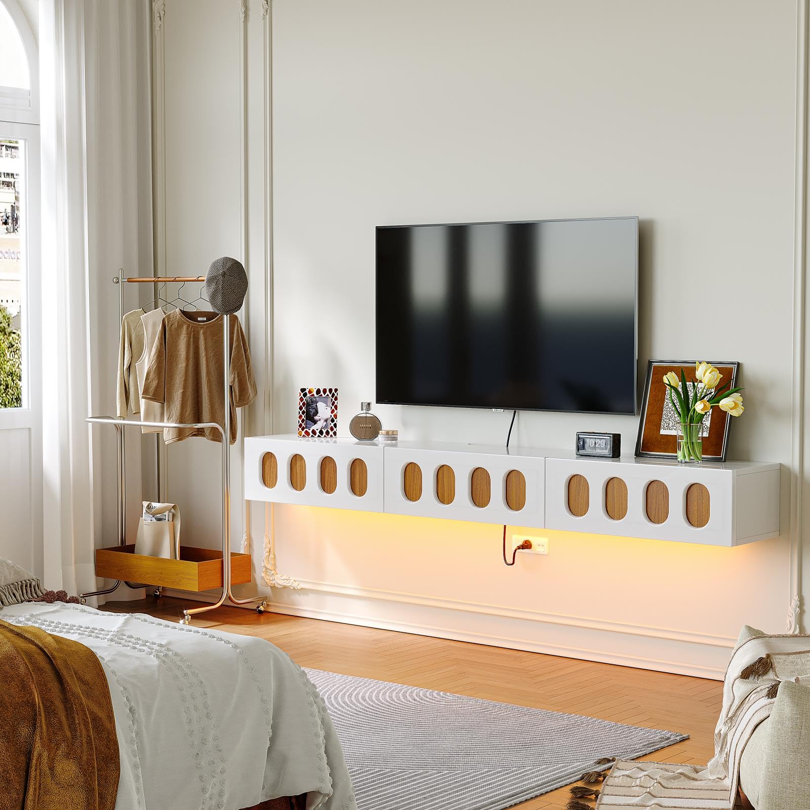 Wall Mounted Floating TV Stand 55 Inch