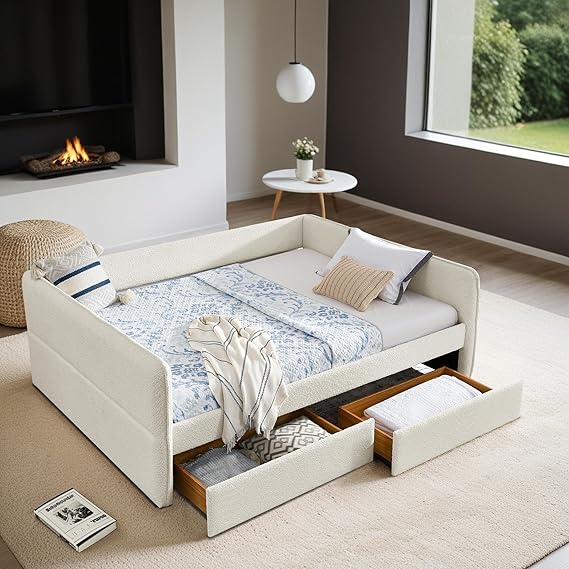 Twin Size Daybed with Pop-Up Trundle