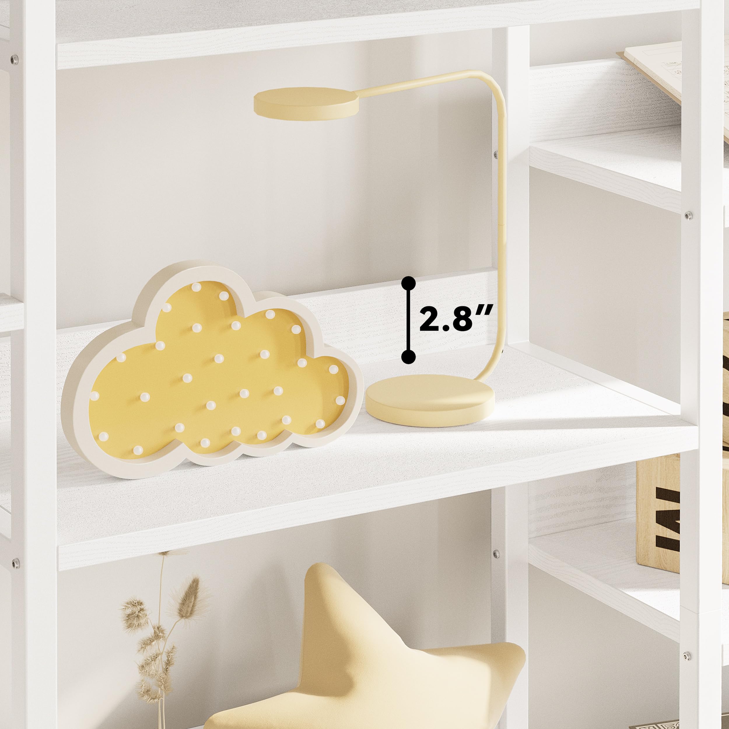 Triple Wide Industrial Bookshelf 5-Tier Storage