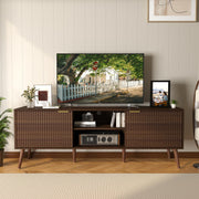 TV Stand with Power Outlet for 55-70 Inch TVs