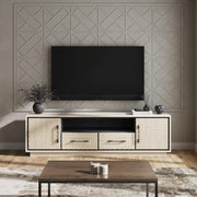 68" Embossed TV Stand for TVs Up to 75"